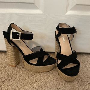 Fashion nova heeled sandals, extremely comfortable.
